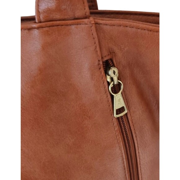 Browning Alexandria Locking Concealed Carry Gun Handbag Bag Brown Faux Leather - Picture 6 of 9